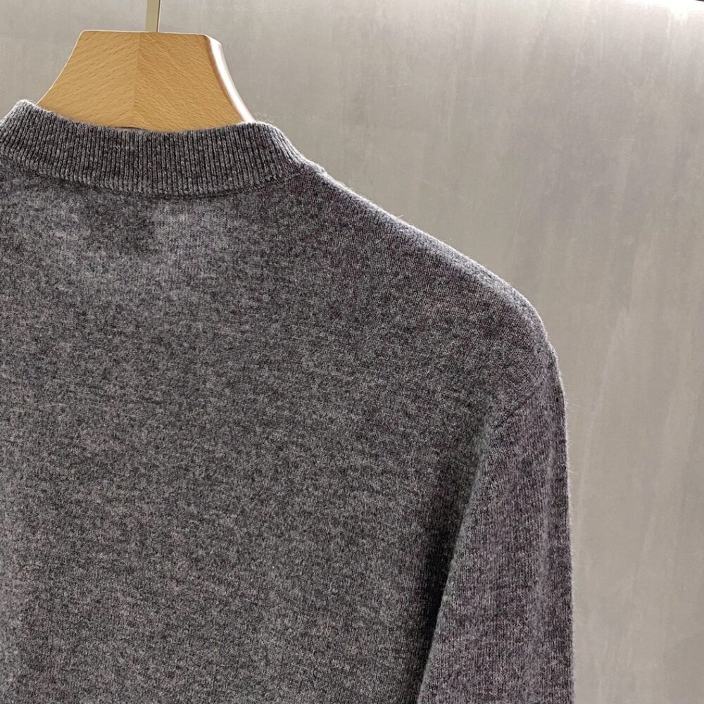Burberry Gray Classical Pattern Sweaters - image 3
